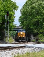 CSX 3048 leads a rare coal train